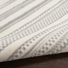 image:imageNourison Home Grafix Ivory Grey 23 x 76 Area Rug  Easy Clean Non Shedding Bed Room Living Room Dining Room Kitchen 8 RunnerIvory Grey