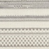 image:imageNourison Home Grafix Ivory Grey 23 x 76 Area Rug  Easy Clean Non Shedding Bed Room Living Room Dining Room Kitchen 8 RunnerIvory Grey