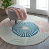 image:imageNourison Home Grafix Ivory Multicolor 53 x Round Area Rug  Easy Clean Non Shedding Bed Room Living Room Dining Room Kitchen 5 x Round
