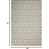 image:imageNourison Home Grafix Midcentury WhiteGrey 53 x 73 Area Rug Easy Cleaning Non Shedding Bed Room Living Room Dining Room Kitchen 5x7