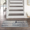 image:imageNourison Home Grafix Modern Brick Multicolor 23 x 76 Area Rug Easy Cleaning Non Shedding Bed Room Living Room Dining Room Kitchen 2x8Blue Grey