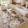 image:imageNourison Home Grafix Multicolor 3 x 5 Area Rug  Easy Clean Non Shedding Bed Room Living Room Dining Room Kitchen 3 x 5Blue Multicolor