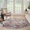 image:imageNourison Home Grafix Multicolor 3 x 5 Area Rug  Easy Clean Non Shedding Bed Room Living Room Dining Room Kitchen 3 x 5Blue Multicolor