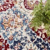 image:imageNourison Home Grafix Multicolor 3 x 5 Area Rug  Easy Clean Non Shedding Bed Room Living Room Dining Room Kitchen 3 x 5Blue Multicolor