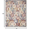 image:imageNourison Home Grafix Multicolor 3 x 5 Area Rug  Easy Clean Non Shedding Bed Room Living Room Dining Room Kitchen 3 x 5Blue Multicolor