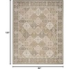 image:imageNourison Home Grafix Multicolor 3 x 5 Area Rug  Easy Clean Non Shedding Bed Room Living Room Dining Room Kitchen 3 x 5Green
