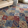 image:imageNourison Home Grafix Multicolor 3 x 5 Area Rug  Easy Clean Non Shedding Bed Room Living Room Dining Room Kitchen 3 x 5Multi Color