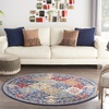 image:imageNourison Home Grafix Multicolor 3 x 5 Area Rug  Easy Clean Non Shedding Bed Room Living Room Dining Room Kitchen 3 x 5Multi Color