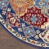 image:imageNourison Home Grafix Multicolor 3 x 5 Area Rug  Easy Clean Non Shedding Bed Room Living Room Dining Room Kitchen 3 x 5Multi Color