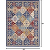 image:imageNourison Home Grafix Multicolor 3 x 5 Area Rug  Easy Clean Non Shedding Bed Room Living Room Dining Room Kitchen 3 x 5Multi Color