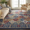 image:imageNourison Home Grafix Multicolor 3 x 5 Area Rug  Easy Clean Non Shedding Bed Room Living Room Dining Room Kitchen 3 x 5Multi Color