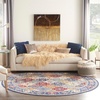 image:imageNourison Home Grafix Multicolor 3 x 5 Area Rug  Easy Clean Non Shedding Bed Room Living Room Dining Room Kitchen 3 x 5Multi Color