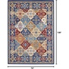image:imageNourison Home Grafix Multicolor 3 x 5 Area Rug  Easy Clean Non Shedding Bed Room Living Room Dining Room Kitchen 3 x 5Multi Color