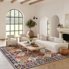 image:imageNourison Home Grafix Multicolor 3 x 5 Area Rug  Easy Clean Non Shedding Bed Room Living Room Dining Room Kitchen 3 x 5Multi Color