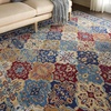 image:imageNourison Home Grafix Multicolor 3 x 5 Area Rug  Easy Clean Non Shedding Bed Room Living Room Dining Room Kitchen 3 x 5Multi Color