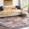 image:imageNourison Home Grafix Multicolor 3 x 5 Area Rug  Easy Clean Non Shedding Bed Room Living Room Dining Room Kitchen 3 x 5Multi Color