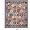image:imageNourison Home Grafix Multicolor 3 x 5 Area Rug  Easy Clean Non Shedding Bed Room Living Room Dining Room Kitchen 3 x 5Multi Color