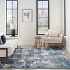 image:imageNourison Home Grafix Navy Blue 39 x 59 Area Rug  Easy Clean Non Shedding Bed Room Living Room Dining Room Kitchen 4 x 6Navy Blue