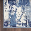image:imageNourison Home Grafix Navy Blue 39 x 59 Area Rug  Easy Clean Non Shedding Bed Room Living Room Dining Room Kitchen 4 x 6Navy Blue