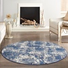 image:imageNourison Home Grafix Navy Blue 39 x 59 Area Rug  Easy Clean Non Shedding Bed Room Living Room Dining Room Kitchen 4 x 6Navy Blue
