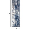 image:imageNourison Home Grafix Navy Blue 39 x 59 Area Rug  Easy Clean Non Shedding Bed Room Living Room Dining Room Kitchen 4 x 6Navy Blue