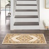 image:imageNourison Home Grafix Navy Gold 2 x 4 Area Rug  Easy Clean Non Shedding Bed Room Living Room Dining Room Kitchen 2 x 4Cream Multicolor