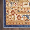 image:imageNourison Home Grafix Navy Gold 2 x 4 Area Rug  Easy Clean Non Shedding Bed Room Living Room Dining Room Kitchen 2 x 4Navy Gold
