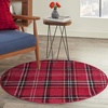 image:imageNourison Home Grafix Red 3 x Round Area Rug  Easy Clean Non Shedding Bed Room Living Room Dining Room Kitchen 3 x RoundRed