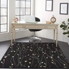 image:imageNourison Home Grafix Red 6 x 9 Area Rug Modern Botanical  Bed Room Living Room Dining Room Kitchen Easy Clean Non Shedding 6x9Black