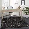 image:imageNourison Home Grafix Red 6 x 9 Area Rug Modern Botanical  Bed Room Living Room Dining Room Kitchen Easy Clean Non Shedding 6x9Black