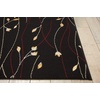 image:imageNourison Home Grafix Red 6 x 9 Area Rug Modern Botanical  Bed Room Living Room Dining Room Kitchen Easy Clean Non Shedding 6x9Black