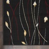 image:imageNourison Home Grafix Red 6 x 9 Area Rug Modern Botanical  Bed Room Living Room Dining Room Kitchen Easy Clean Non Shedding 6x9Black