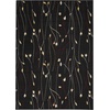 image:imageNourison Home Grafix Red 6 x 9 Area Rug Modern Botanical  Bed Room Living Room Dining Room Kitchen Easy Clean Non Shedding 6x9Black