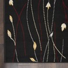 image:imageNourison Home Grafix Red 6 x 9 Area Rug Modern Botanical  Bed Room Living Room Dining Room Kitchen Easy Clean Non Shedding 6x9Black