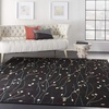 image:imageNourison Home Grafix Red 6 x 9 Area Rug Modern Botanical  Bed Room Living Room Dining Room Kitchen Easy Clean Non Shedding 6x9Black