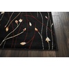 image:imageNourison Home Grafix Red 6 x 9 Area Rug Modern Botanical  Bed Room Living Room Dining Room Kitchen Easy Clean Non Shedding 6x9Black