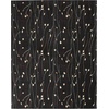 image:imageNourison Home Grafix Red 6 x 9 Area Rug Modern Botanical  Bed Room Living Room Dining Room Kitchen Easy Clean Non Shedding 6x9Black