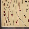 image:imageNourison Home Grafix Red 6 x 9 Area Rug Modern Botanical  Bed Room Living Room Dining Room Kitchen Easy Clean Non Shedding 6x9Cream