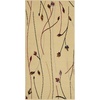 image:imageNourison Home Grafix Red 6 x 9 Area Rug Modern Botanical  Bed Room Living Room Dining Room Kitchen Easy Clean Non Shedding 6x9Cream