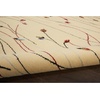 image:imageNourison Home Grafix Red 6 x 9 Area Rug Modern Botanical  Bed Room Living Room Dining Room Kitchen Easy Clean Non Shedding 6x9Cream