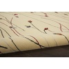 image:imageNourison Home Grafix Red 6 x 9 Area Rug Modern Botanical  Bed Room Living Room Dining Room Kitchen Easy Clean Non Shedding 6x9Cream