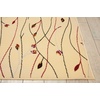 image:imageNourison Home Grafix Red 6 x 9 Area Rug Modern Botanical  Bed Room Living Room Dining Room Kitchen Easy Clean Non Shedding 6x9Cream