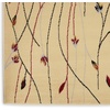 image:imageNourison Home Grafix Red 6 x 9 Area Rug Modern Botanical  Bed Room Living Room Dining Room Kitchen Easy Clean Non Shedding 6x9Cream