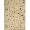 image:imageNourison Home Grafix Red 6 x 9 Area Rug Modern Botanical  Bed Room Living Room Dining Room Kitchen Easy Clean Non Shedding 6x9Cream