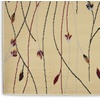 image:imageNourison Home Grafix Red 6 x 9 Area Rug Modern Botanical  Bed Room Living Room Dining Room Kitchen Easy Clean Non Shedding 6x9Cream