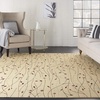 image:imageNourison Home Grafix Red 6 x 9 Area Rug Modern Botanical  Bed Room Living Room Dining Room Kitchen Easy Clean Non Shedding 6x9Cream