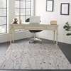 image:imageNourison Home Grafix Red 6 x 9 Area Rug Modern Botanical  Bed Room Living Room Dining Room Kitchen Easy Clean Non Shedding 6x9Grey