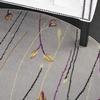 image:imageNourison Home Grafix Red 6 x 9 Area Rug Modern Botanical  Bed Room Living Room Dining Room Kitchen Easy Clean Non Shedding 6x9Grey