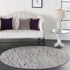 image:imageNourison Home Grafix Red 6 x 9 Area Rug Modern Botanical  Bed Room Living Room Dining Room Kitchen Easy Clean Non Shedding 6x9Grey