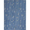 image:imageNourison Home Grafix Red 6 x 9 Area Rug Modern Botanical  Bed Room Living Room Dining Room Kitchen Easy Clean Non Shedding 6x9Light Blue